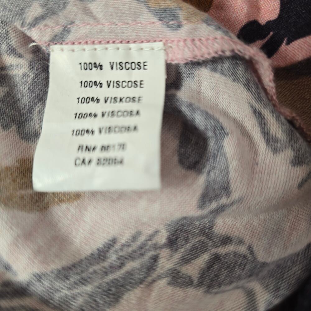 Bl-nk x Anthropologie Stephanie Long-Sleeve Top in pink floral. Size M. Ret $118 - Picture 10 of 11